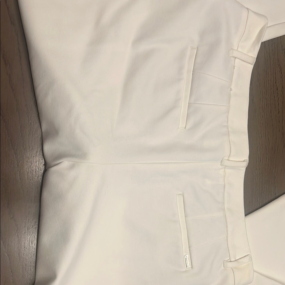 White House Black Market Cream Boot Cut Pants - Picture 5 of 6
